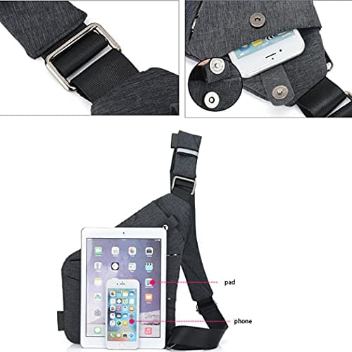 Ovecat Unisex Anti Theft Sash Sling Crossbody Bag — view 5