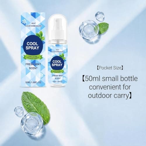 Cooling Spray, Fresh Mint Cool Spray for Face & Body — view 2