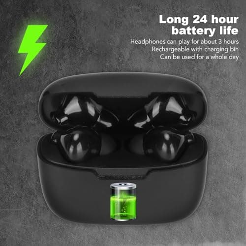 Yctze Language Translator Earbuds Language Translator Earbuds Plastic, Electronics Language Translator Earbuds Multifunction 84 Languages Language Translator Device For Travel (Black) — view 2