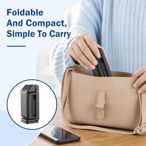 1 PC Airplane Phone Holder, Foldable 360° Rotatable Travel Phone Stand — view 6