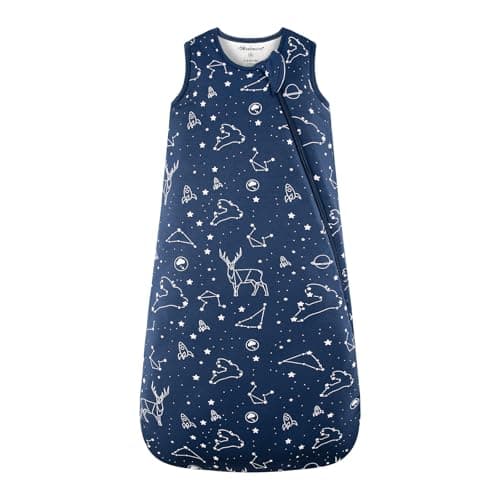 Mosebears Baby Sleeping Bag 2.5 Tog,bamboo Wniter Sleeping Bag Toddler Wearable Blanket for Infant Toddler,Super soft and warm(18-36 months)