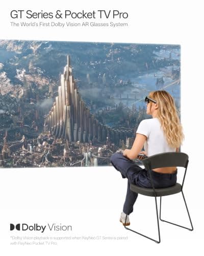 RayNeo Pocket TV Pro, Support Netflix, Certified GTV Device, Dolby Vision — view 2