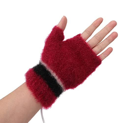 Brrnoo USB Heated Gloves, Palm and Back Heating, Flip Top — view 5