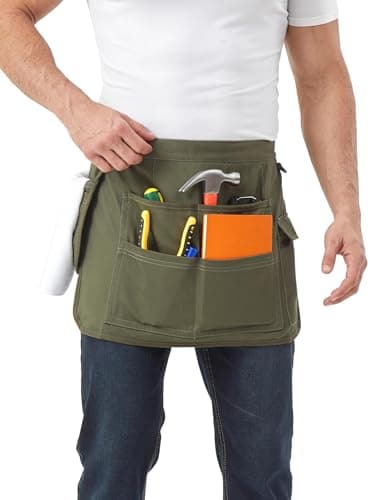 Nanxson Canvas Gardening Apron for Women Men, Garden Tool Belt — view 2