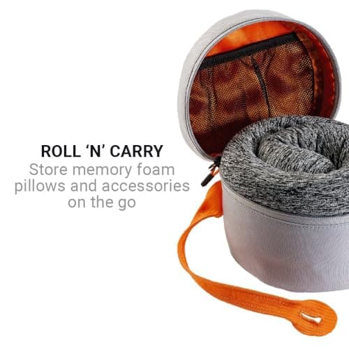 Go Travel Universal Pillow & Accessory Storage, Orange — view 3