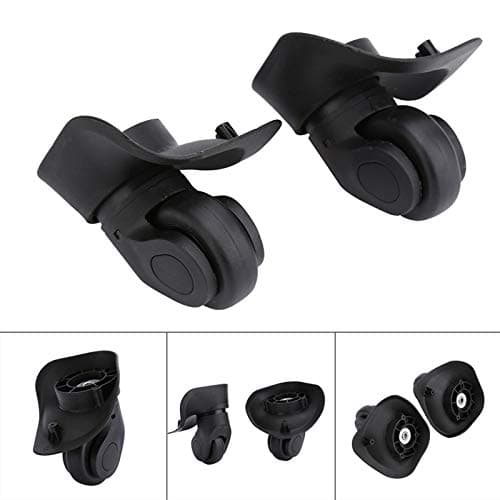 TUKRPQMRI 2Pcs/Set PVC Luggage Wheels, Wheel Replacement Luggage Travel Suitcase Wheels Plastic Bearings Repair Set for Luggage Kits Pack of 2/71 — view 2