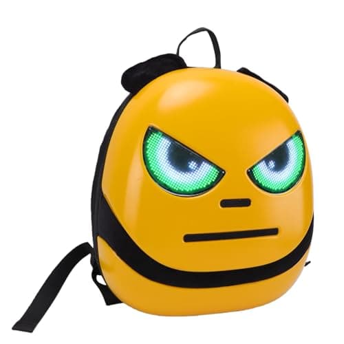 LED Backpack Programmable APP Controlled for Riding Travel Yellow 16x32