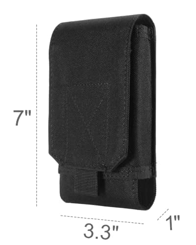 Urvoix Black Army Camo Bag For Mobile Phone Belt Pouch Holster Cover Case Size L — view 3