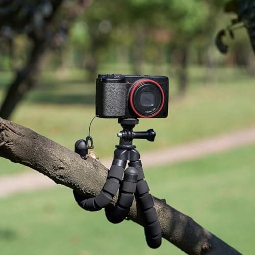 Amazon Basics Portable and Flexible Tripod 25cm/10inch with Wireless Remote and Phone Holder, Black — view 5