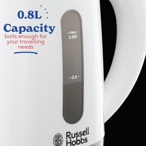 Russell Hobbs Electric 0.85L Travel Kettle, Compact Design, 1000W — view 4