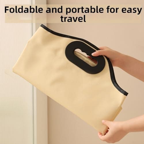 Foldable with Bottom Drain Valve, Portable Deep Soaking Tub,for Legs,and Feet, Insulated Collapsible Leg Soaker, Large Capacity Travel Foot Wash Bucket,for Home Use(A) — view 3