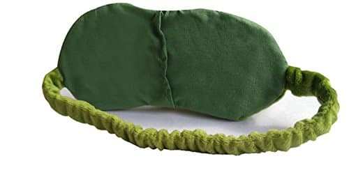 Apanphy® 3D Eye Mask Sleeping, Fluff Face Sleeping Funny Novelty Cartoon Frog Eye Cover Eyeshade Night Mask Sleep Travel Mask (Green) — view 3
