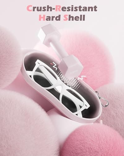 ProCase Sunglasses Case, Hard Shell Glasses Case for Men Women -Lightpink — view 3