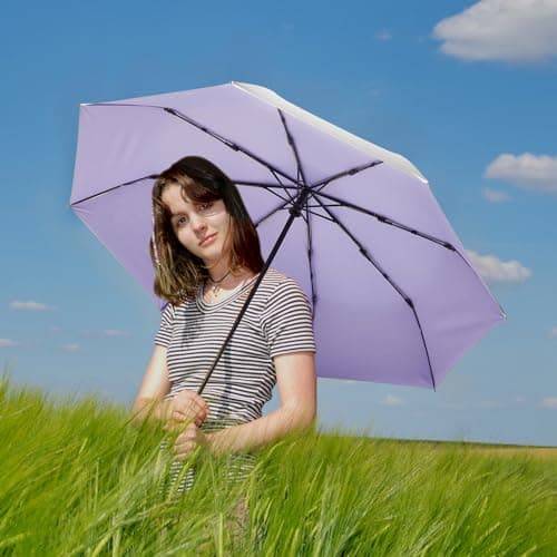 G4Free UPF 50+ UV Protection Mini Travel Umbrella 42 Inch Sun Blocking Folding Umbrella — view 6
