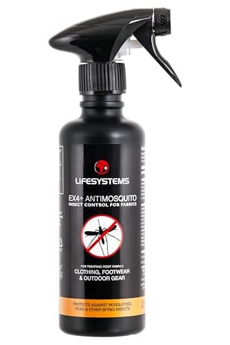 Lifesystems Ex4 Anti-Mosquito Clothes & Fabrics Treatment Permethrin Spray