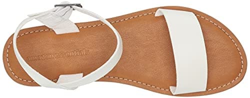 Amazon Essentials Women's Two Strap Buckle Sandal, White, 5.5 UK — view 5