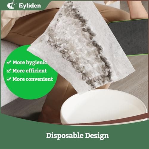 Eyliden Mop Starter Kit with 36 Refills(12 Wet Wipes + 24 Dry Cloths) — view 2
