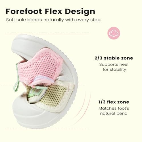 Toddler Kids Sandal Boys Girls Closed Toe Sandals Pink Green UK Child 5-5.5 — view 6