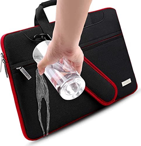 HSEOK Laptop Shoulder Bag 13 13.3 14 Inch Case Compatible with MacBook Pro/Neo 14" M5/M4/M3/M2/M1,Mac Air/pro/Neo 13" and Most 13 13.3 14 Notebooks,Spill-Resistant Briefcase,B02k02 — view 2