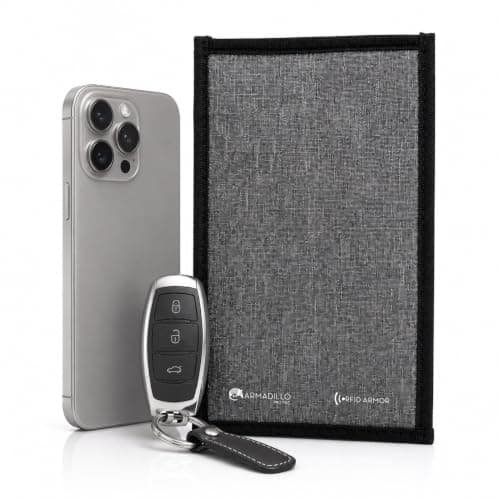 Faraday Pouch for Phone & Car Keys - RFID Signal Blocker Bag for Key Fobs