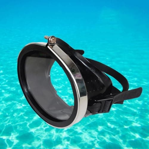 Diving Mask Waterproof Glass Swim Goggle with Stainless Steel Frame — view 4