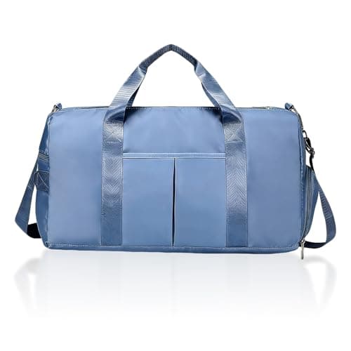 Sports Gym Bag, 28L Sports Gym Bag Duffle Bag Waterproof Gym Bag(Blue)