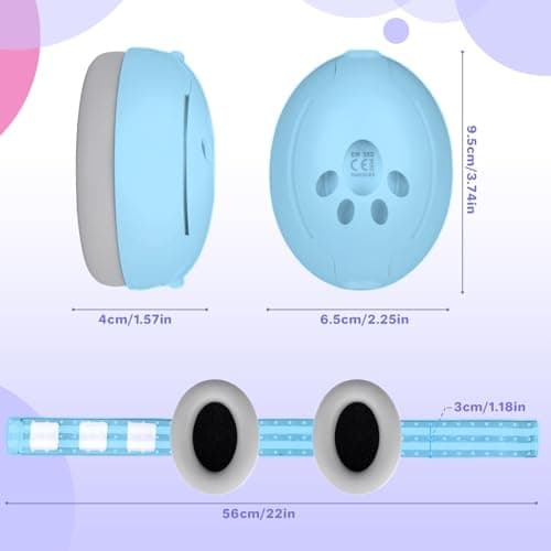 Baby Ear Defenders for 0-36 Months, Soft Adjustable with Noise‑Reduction — view 2