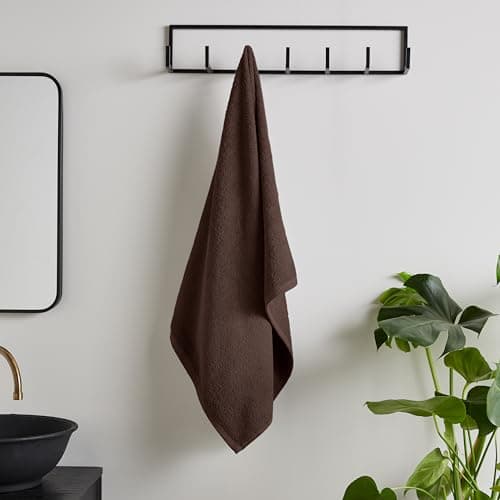 Catherine Lansfield Quick Dry Cotton 70x120 cm Bath Towel Chocolate