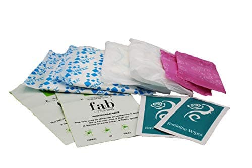 First Period KIT READY-2-GO, Menstruation Starter Kit for Teens/Girls, Filled kit Bag containing All Essential Sanitary wear for on The go. Gift for Her. Back to School — view 3