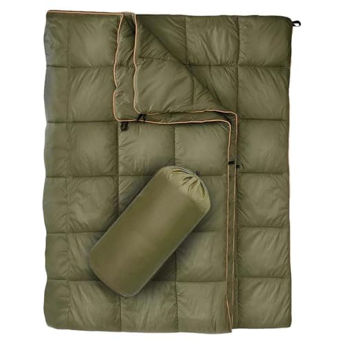 Packable Down Camping Blanket Packable Portable Down Filled Camping Quilt