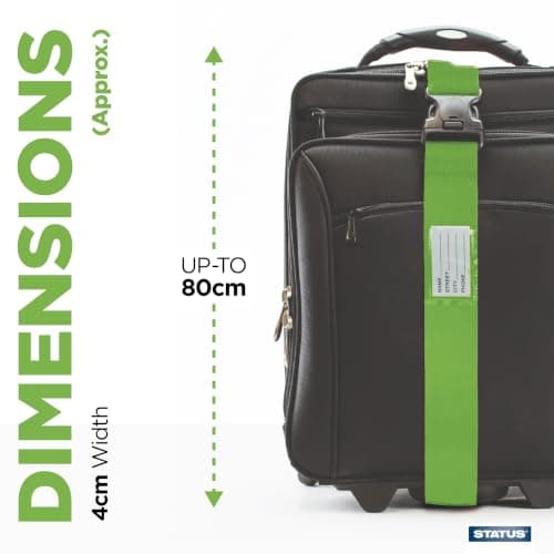 STATUS Green Luggage Strap — view 2