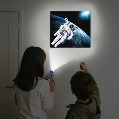 Pup Go Outer Space Torch and Projector for Kids Ages 3+, 3 Discs 24 Images, — view 2