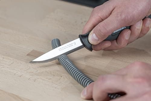 Wolfcraft Outdoor Knife with Sheath I 4085000 I Knife for hobbies, crafts and camping (Pack of 2) — view 5