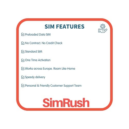 Vodafone 5G/4G International SIM card. Unlimited UK Data + Unlimited Calls back to the UK. 25GB roaming in 70+ Countries. Preloaded + Prepaid for 30 days, not a Pay as You Go SIM card. — view 3