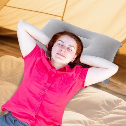Inflatable Pillow Lightweight Ergonomic Cushion Portable — view 2