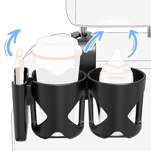 Back Seat for Car, Food Tray with High Load Capacity, with Bottle Holder for Headrest, for Drinks, Smartphone, Keys, Headphones, Travel, Road Trip — view 6