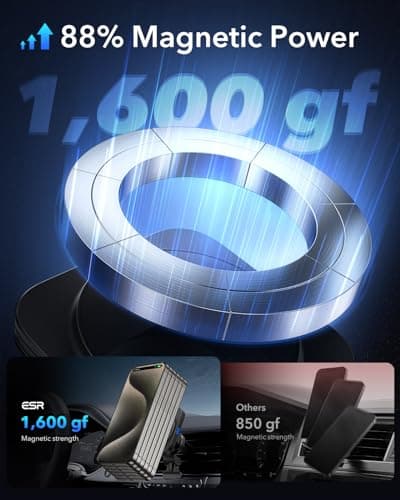 ESR for MagSafe Car Mount Charger 15W Air Vent Dashboard Fast Charging — view 4