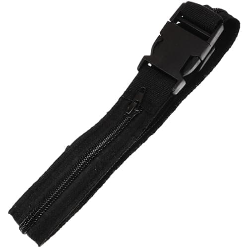 JEWEDECO Sports Outdoor Running Belt Bag Scratch Resistant Woven Fabric for Men and Women Invisible Safety Waist Bag Money Belt for Travel and Camping