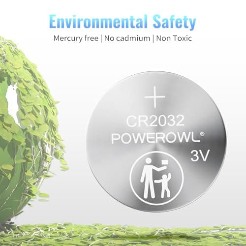 POWEROWL 12 Pcs Lithium Battery CR2032 3V for your Toys, Games, MP3 players, Stopwatches (Yellow) — view 6