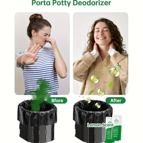 20 Pack Portable Camping Toilet Gel, Rapid Absorbent Waste Gel Odor Control Eco Friendly, Gels for Hiking Backpacking RV Road Trip Outdoor Toilet Portable Potty Travel — view 5