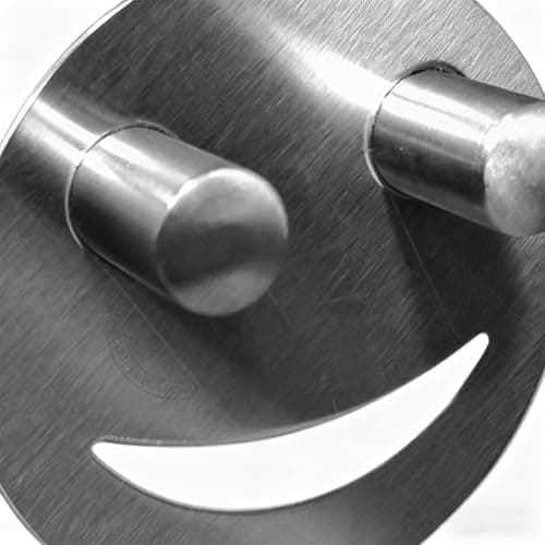 Sponge Holder for Kitchen Sink- 7.6x2cm Stainless Steel smileyy Face Dish Sponge Holder | Stainless Steel Organizer with Suction Cup | Kitchen Storage Accessories for Cleaning Cloths Scouring — view 6