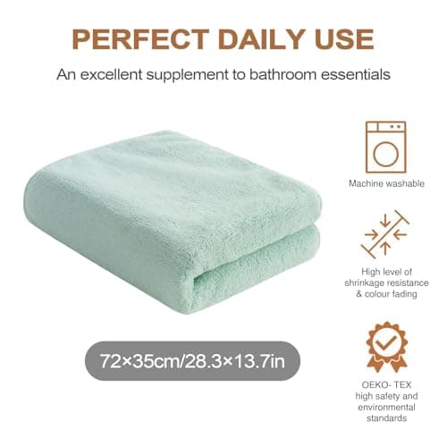 Generico Coral Office Towel Set-Increase Your Experience with | Fleece Bath Towels for Gym, Fitness, Bathroom, Hotel, Travel & Spa — view 6