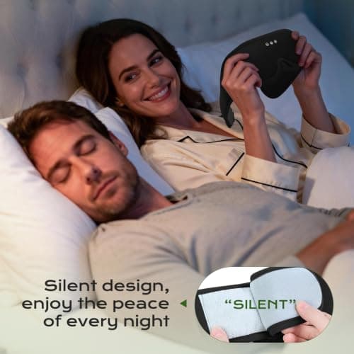 MUSICOZY Sleep Mask Headphones Bluetooth 3D Bamboo Cotton Sleep Headphone — view 4
