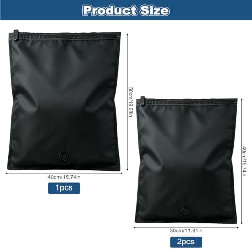 No-Pump Vacuum Storage Bags 3PCS, Oxford Fabric Vacuum Pack Bags — view 4