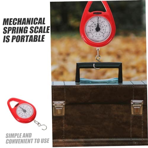 Red Mini Luggage Scale 5kg Portable Hand Scale with Hook — view 4