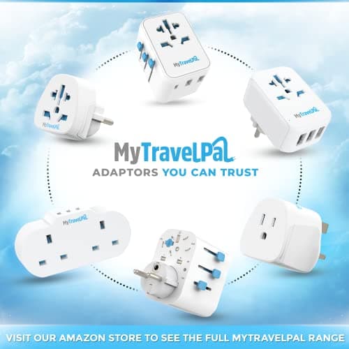 MyTravelPal UK to Switzerland Plug Adapter | UK Safety Standards | Type J — view 6