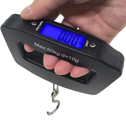50kg Electronic Scale with LED Backlight and Multiple Unit Conversion for Cooking Jewelry Gold Home Offices Use Low Battery Measure Scale Data Handheld — view 4