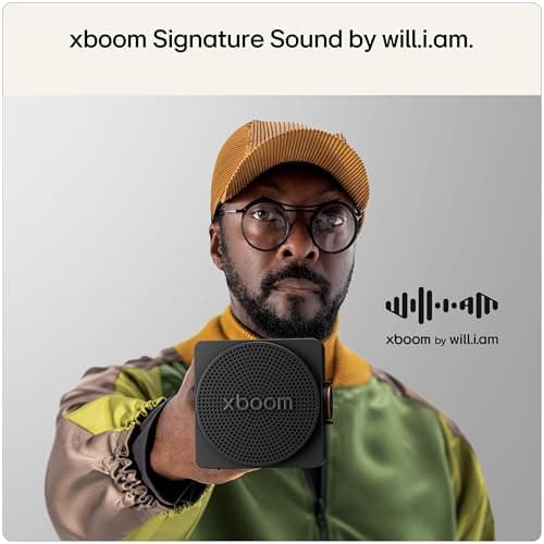 LG xboom Mini by will.i.am | Bluetooth Speaker | xboom Signature Sound with stylish and compact design | Black — view 5
