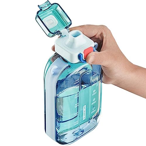 DSYSC Sports Water Bottle 750ml, Leakproof Drinks Bottle, Gym Water Bottle, Waterbottle with Healthy Material for Travel Picnic Camping Hiking (Blue)