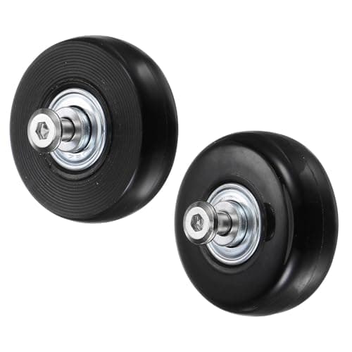 Luggage Wheels Replacement 50x18mm Rubber Mute Casters Pack of 4 — view 3
